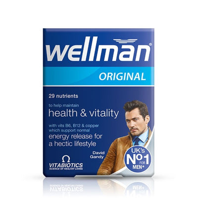 Vitabiotics Wellman Original 30 Tablets - Fit 'n' Vit - Shipping globally from the UK
