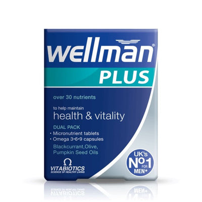 Vitabiotics Wellman Plus Omega 56 Tablets/Capsules - Fit 'n' Vit - Shipping globally from the UK