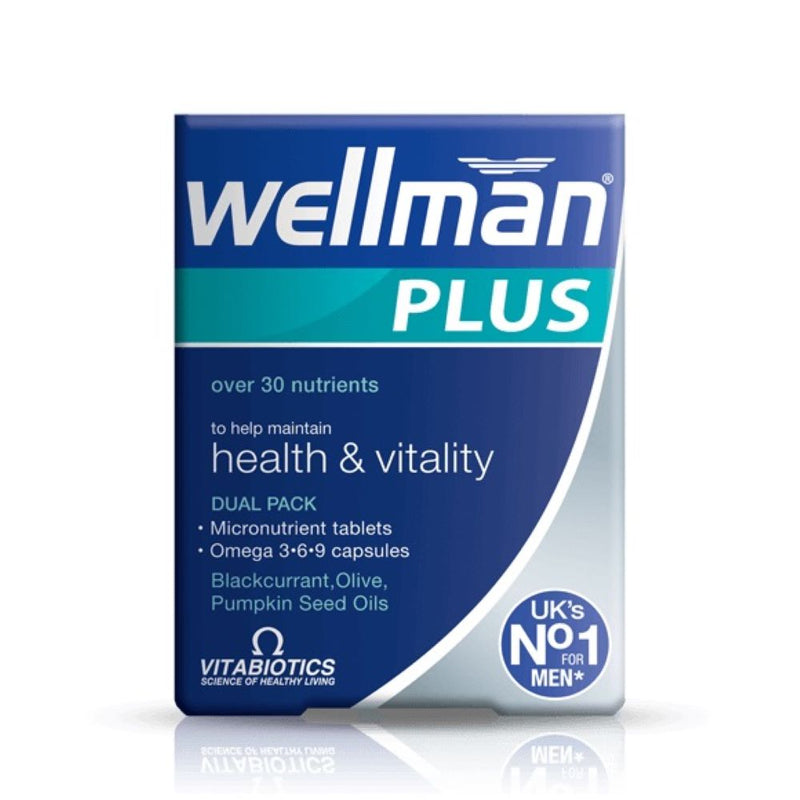 Vitabiotics Wellman Plus Omega 56 Tablets/Capsules - Fit &