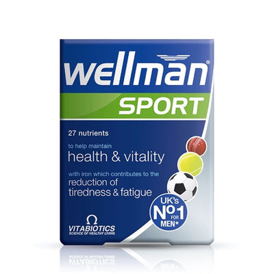 Vitabiotics Wellman Sport 30 Tablets - Fit 'n' Vit - Shipping globally from the UK