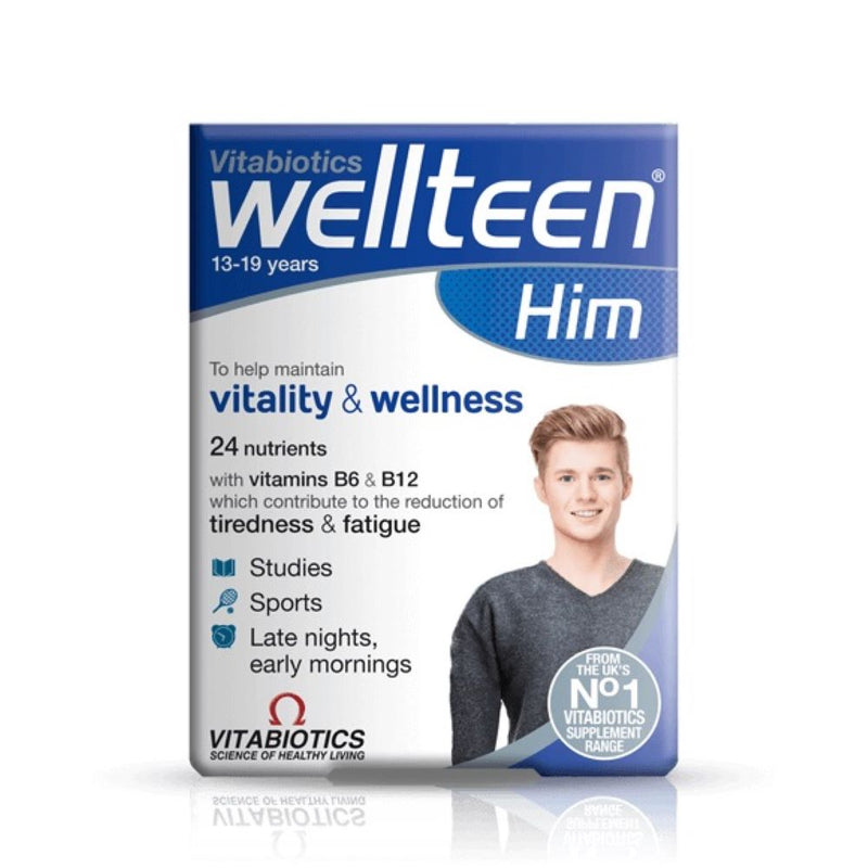 Vitabiotics Wellteen Him 30 Tablets - Fit &