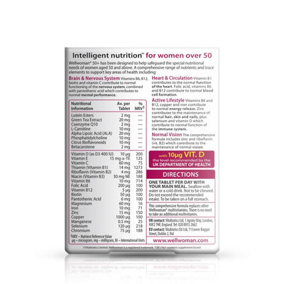 Vitabiotics Wellwoman 50+ 30 Tablets - Fit 'n' Vit - Shipping globally from the UK
