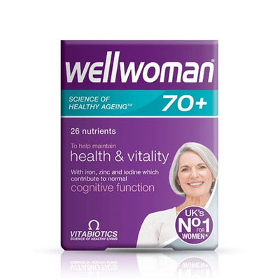 Vitabiotics Wellwoman 70+ 30 Tablets - Fit 'n' Vit - Shipping globally from the UK